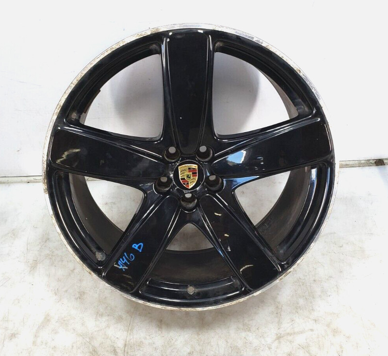 ✅ 15-18 OEM Porsche Macan 95B Sport Classic BBS Rear Wheel Rim 21x10 Black *NOTE