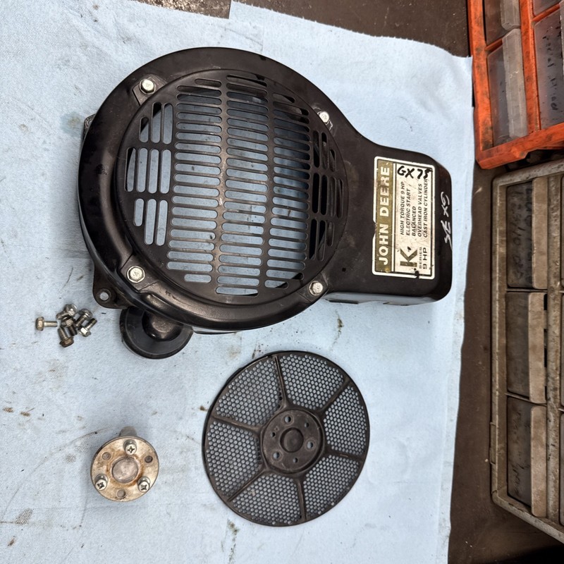 John Deere Lawn Mower GX75 Kawasaki FC290V9 Hp Motor Cover And Screen
