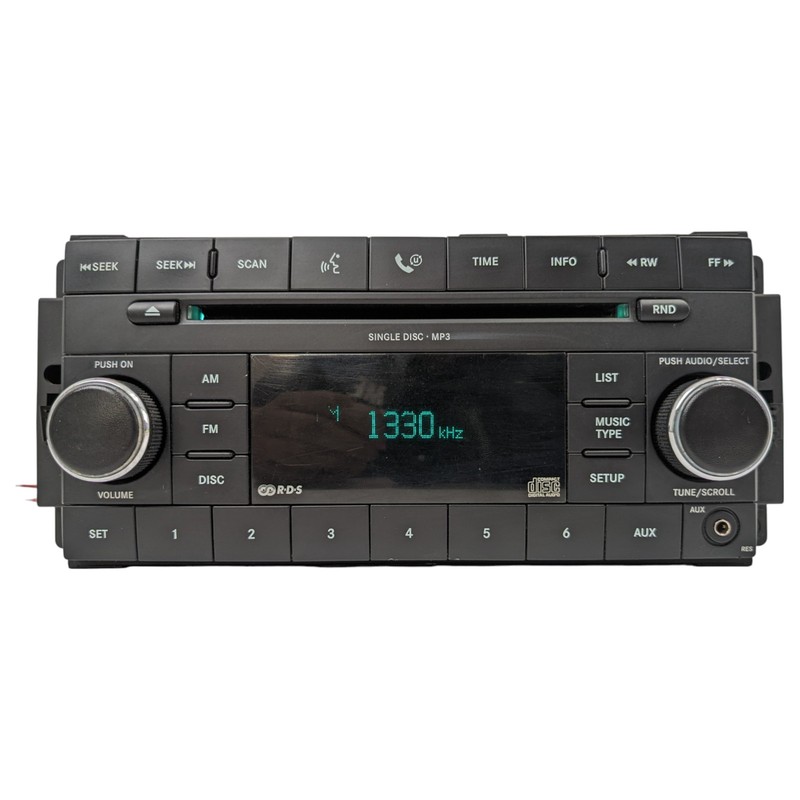 DODGE Dakota RAM Chrysler JEEP Wrangler Radio RES CD Player Sirius AUX MP3