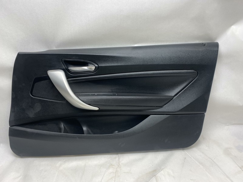 2014-2016 BMW M235I FRONT RIGHT PASSENGER SIDE INTERIOR DOOR PANEL BLACK OEM