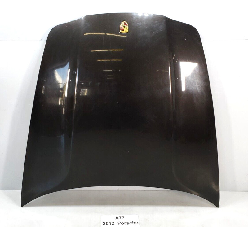 ✅ 2010-2016 OEM Porsche Panamera 970 Hood Bonnet Panel Shell Gray W/ Emblem