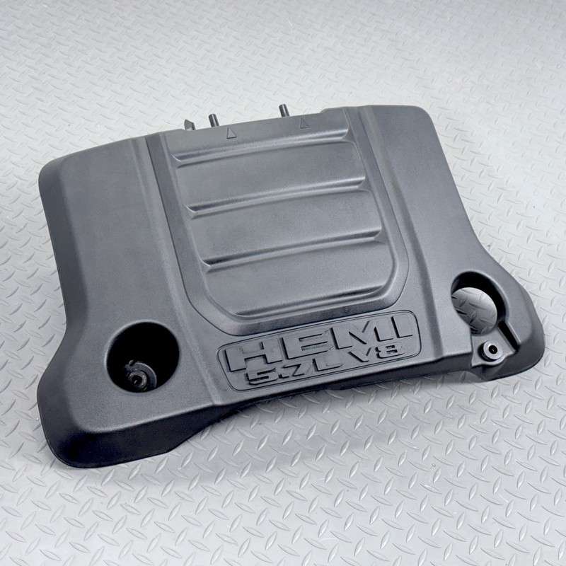 ✅ 19-26 RAM 1500 5th Gen OEM PLASTIC ENGINE / MOTOR COVER "HEMI 5.7L V8" Mopar