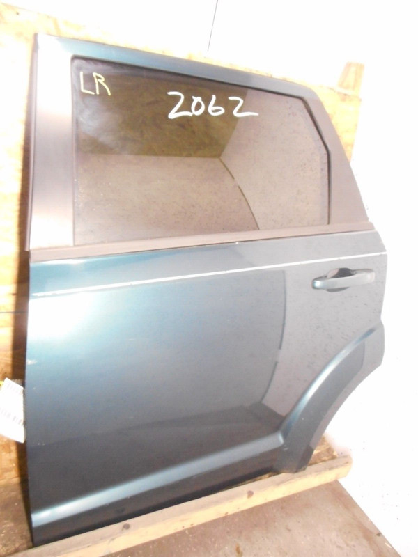 09-10 Dodge Journey Rear Door Assembly Left Driver LH Green OEM Auto Down