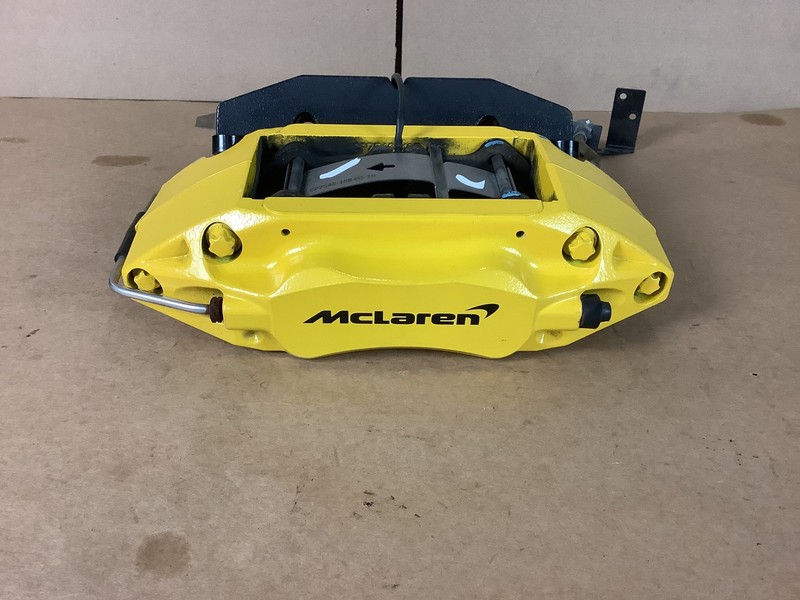 McLaren 570S 570 2017 Rear Left Driver Brake Caliper Yellow 15 16 17 18 19 |:A