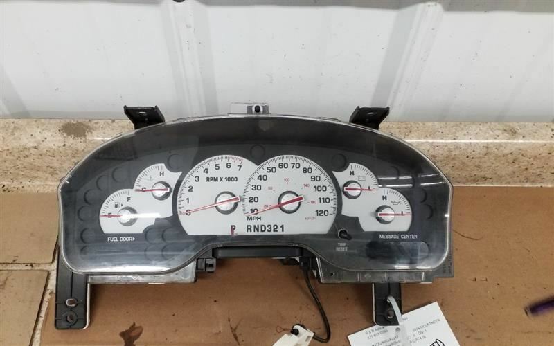 Speedometer Cluster MPH With Message Center Fits 04-05 MOUNTAINEER 218111