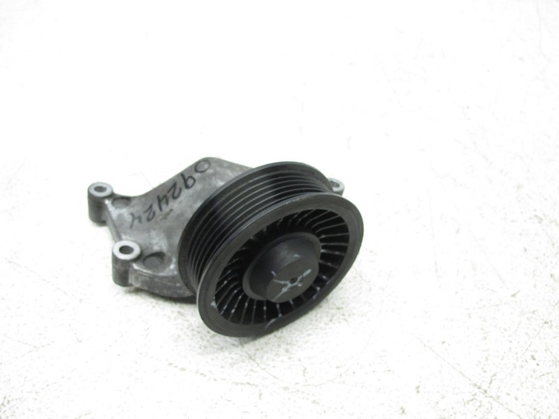 10-19 JAGUAR XF XFR XFR-S XJ F-PACE A/C DRIVE BELT IDLER PULLEY BRACKET OEM 0924