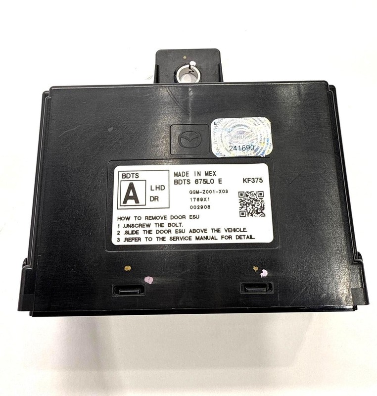 2019-23 Mazda 3 Door LH Driver Left Front Door Control Module BDTS-675L0 OEM