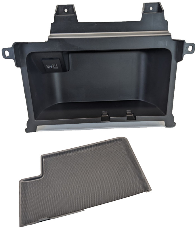 π
2021-2025 FORD F-150 XLT OEM STOWAGE COMPARTMENT CONSOLE TRAY W/ USB CHARGER