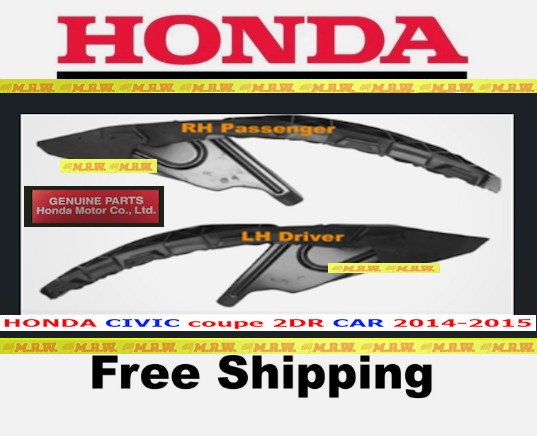 14-2015 HONDA CIVIC Coupe for Front BUMPER BRACKET CLIP HEADLIGHT LEFT RIGHT SET