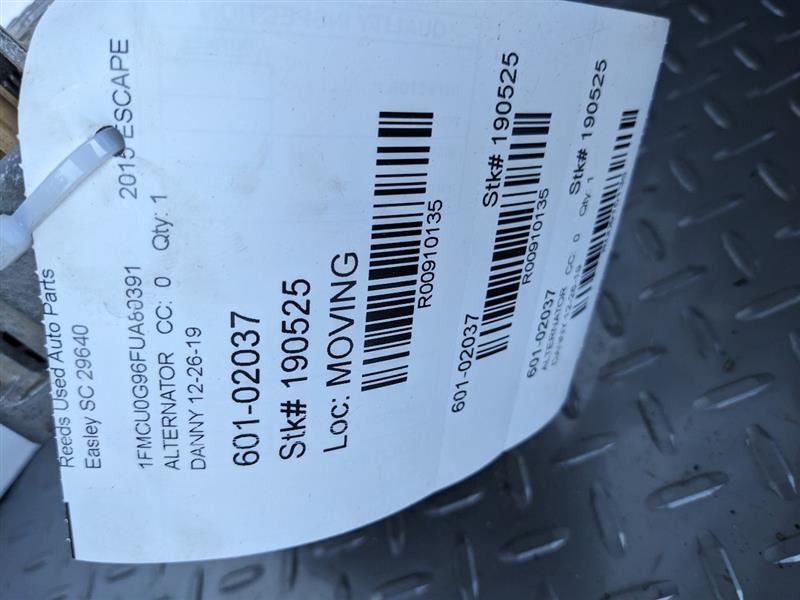 Alternator 150 Amp Without 110v Outlet Fits 13-19 ESCAPE 910135