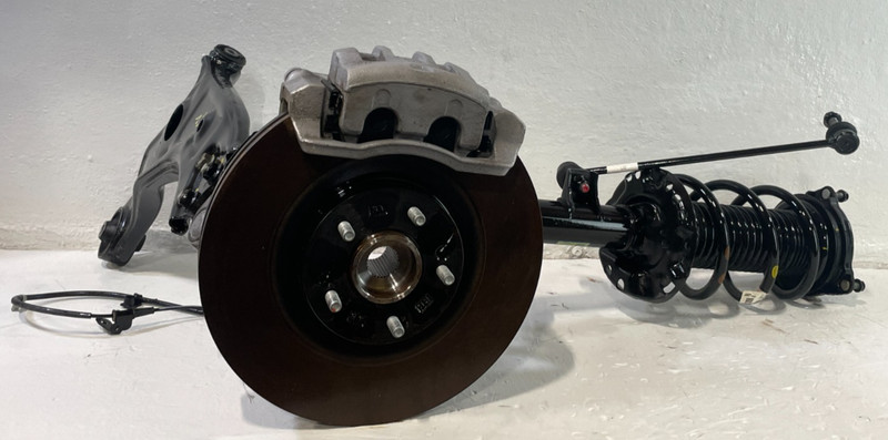 2023-2025 HYUNDAI PALISADE FWD FRONT LEFT SUSPENSION KNEE ASSEMBLY 3.8L # 104152