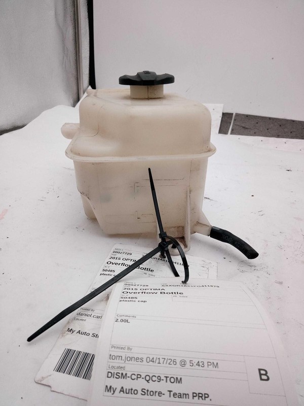 2015 KIA OPTIMA Engine Coolant Reservoir OEM Grey 2.0L 86000 Miles NJ25-27729