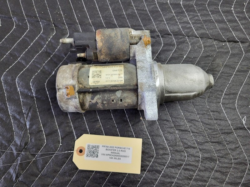 PORSCHE BOXSTER 718 2.0L RWD Starter Motor USED OEM 9A260411101 17-24