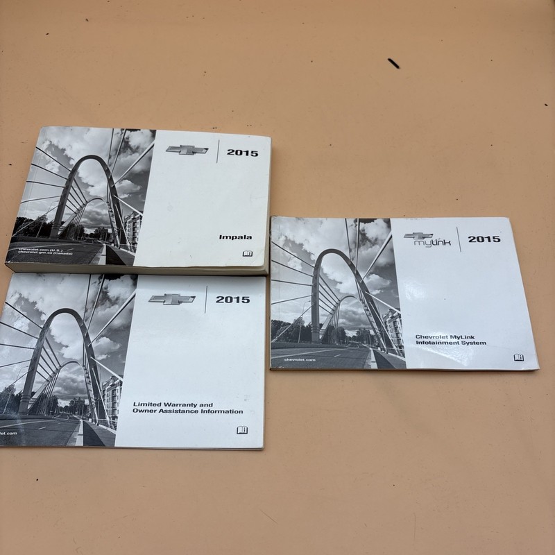 2015 Chevrolet Impala Owners Manual LS, LT, and LTZ With free shipping
