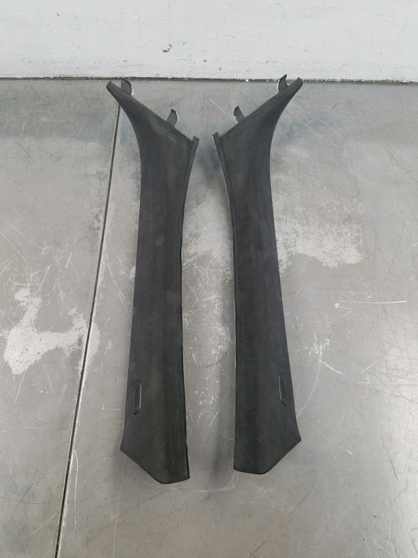 2014 BMW M5 F10 Alcantara A Pillar Trim Panels #4146 B4