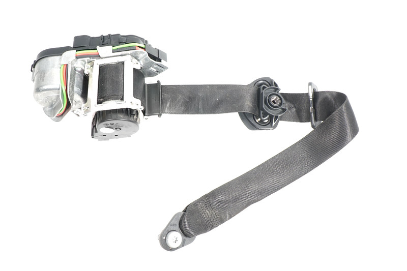07 08 09 MERCEDES-BENZ S550 W221 FRONT LEFT DRIVER SEAT BELT RETRACTOR BLACK OEM