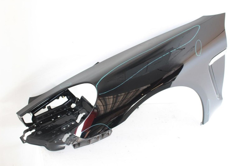 10-13 Porsche Panamera Black Driver Left Front Fender Assembly