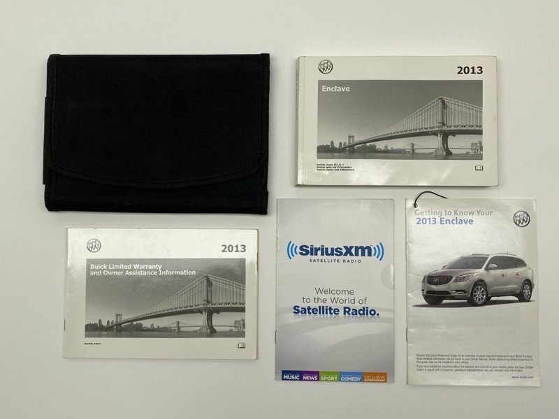 Owners Manual 2013 Buick Enclave 86616