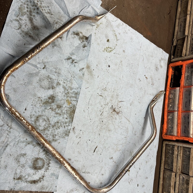 1973 Snojet Sno Jet SST 295 vintage snowmobile Reargrab bar rear bumper