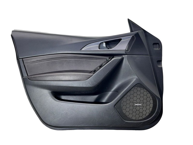 2016-2018 Mazda 3 Left Driver Side Front Door Trim Panel Black