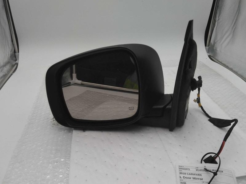 2018 Dodge Caravan Left Door Mirror Assembly Grey Scuffed 306415 163K Miles