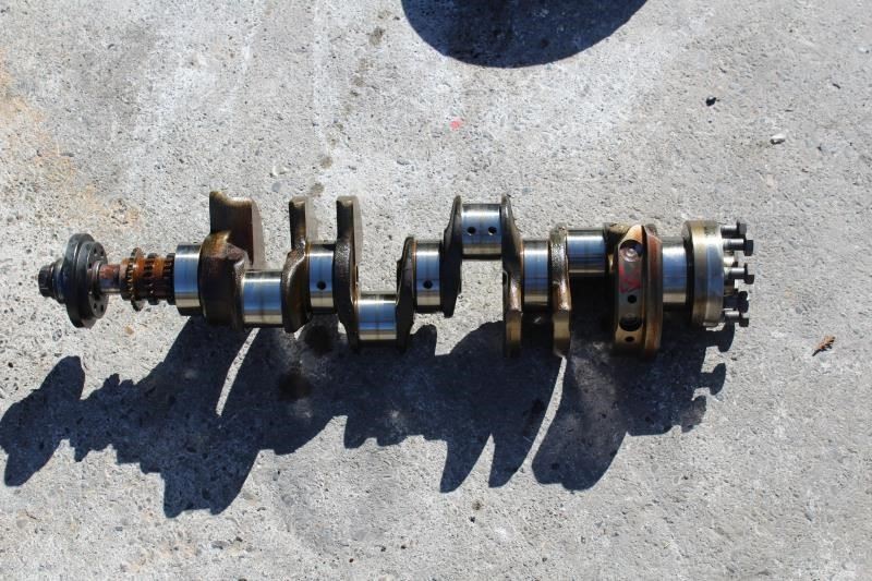 2006 2007 2008 2009 2010 BMW 550i E60 MOTOR ENGINE CRANKSHAFT A/T 4.8L 7524842