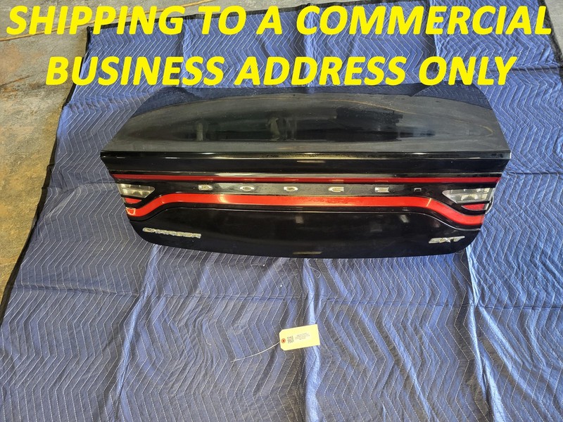 Used Oem Dodge Liftgate Tailgate Trunk Deck Lid Hatch for 2015-2020 Charger