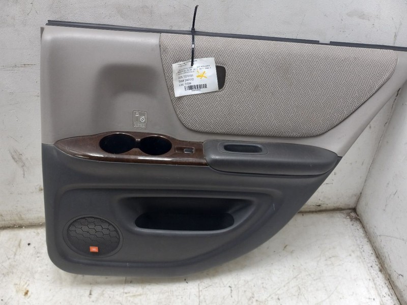 01 TOYOTA HIGHLANDR REAR PASSENGER RIGHT DOOR PANEL CLOTH