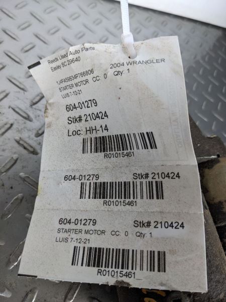 Starter Motor Fits 03-06 WRANGLER 1015461