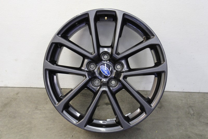 Subaru WRX Dark Gray Gunmetal Double 5 Spoke Wheel Rim 18" Oem 2015-2021