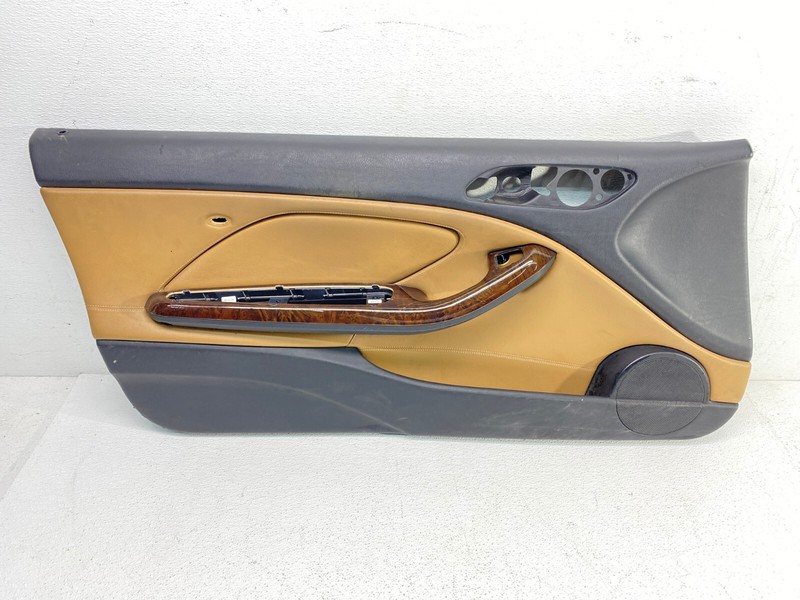 99-06 BMW E46 3 Series M3 2-Door Left Driver Side Door Panel Trim Brown 94K OEM✅