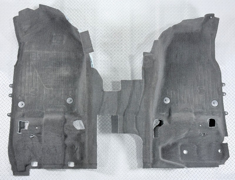 ✅ 2019-26 RAM 1500 5th CREW CAB OEM INTERIOR FRONT FLOOR CARPET COVER Black 55K
