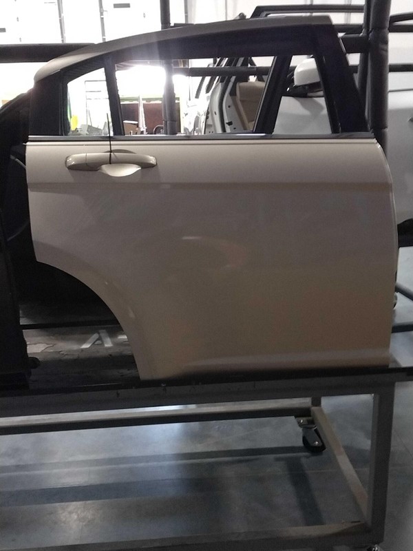 2013 Chrysler 200 Left Rear Door Maroon PW PL OEM 170250 138K Miles