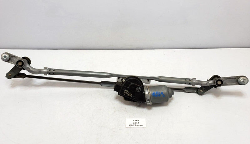 ✅ 14-19 OEM Mini Cooper F56 Front Windshield Wiper Transmission Linkage Motor