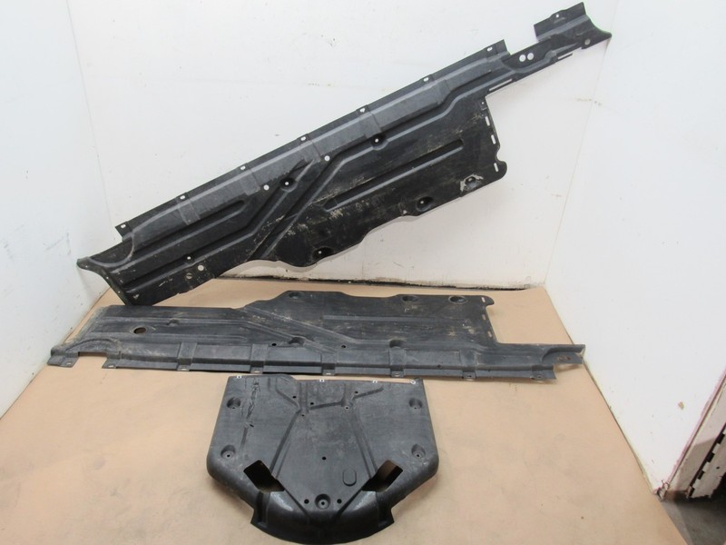Mercedes R350 W251 2011 Right Left Center Underbody Splash Shield Set 06-13 ;