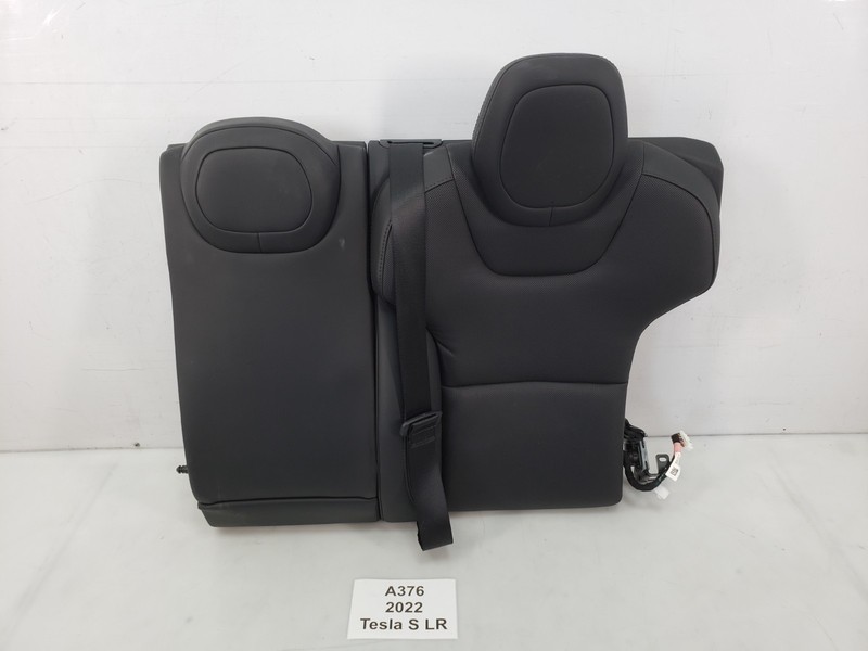 ✅ 21-23 OEM Tesla Model S Rear Left Driver Side Seat Upper Cushion Leather Black