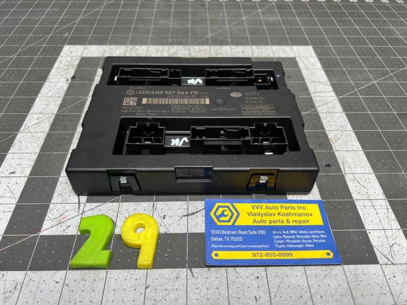 12-15 Audi A6 S6 ONBOARD POWER SUPPLY BODY CONTROL MODULE OEM