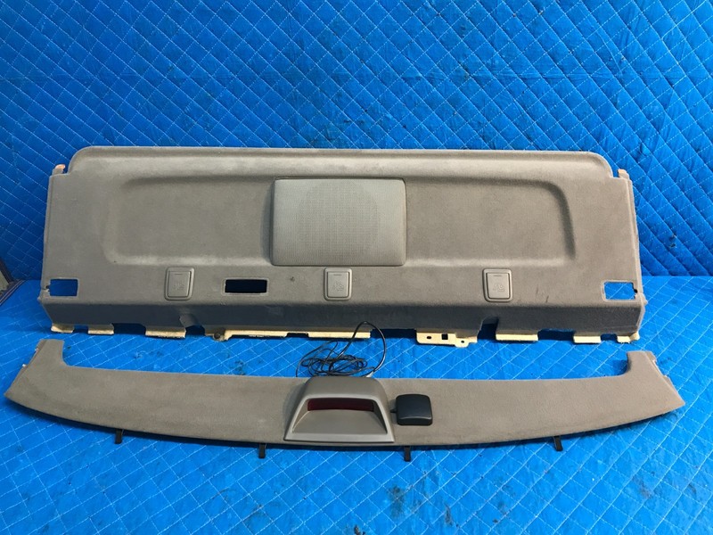 04-06 LEXUS UCF30L LS430 REAR PARCEL SHELF PANEL THIRD BRAKE LIGHT SET OEM GRAY