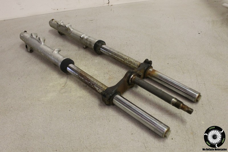 1979 Suzuki GS750 FRONT FORKS SHOCK SUSPENSION SET PAIR GS 750 79 Lower Triple