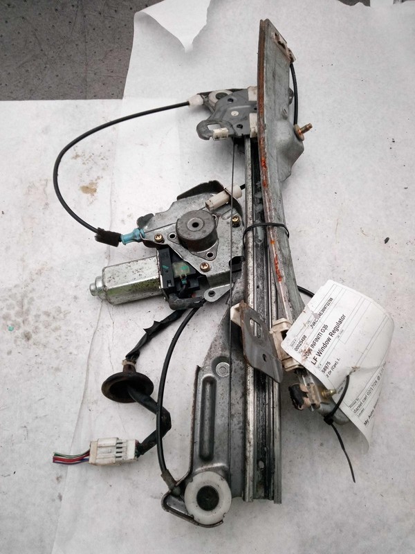 2006 INFINITI G35 Left Window Regulator Black OEM Used 115K Miles