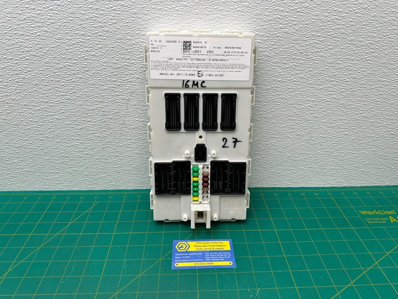 2016 Mini Cooper BCM BODY CONTROL MODULE OEM 6825530