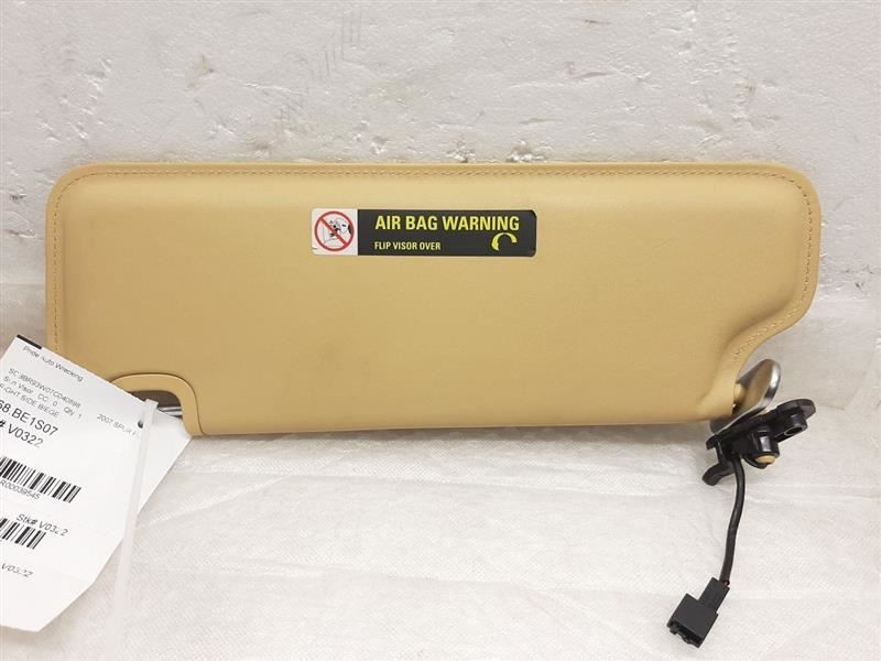 Bentley Continental Flying Spur Right Sun Visor Shade Passenger Side Beige
