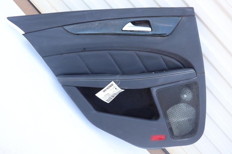 2012-2018 MERCEDES CLS550 W218 REAR LEFT DRIVER DOOR PANEL LEATHER BLACK OEM