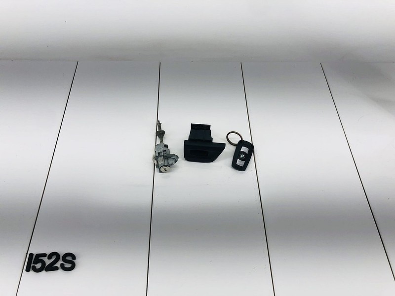 08-13 BMW 128I IGNITION LOCK & CENTRAL LOCK CYLINDER W/ KEY FOB SET OEM