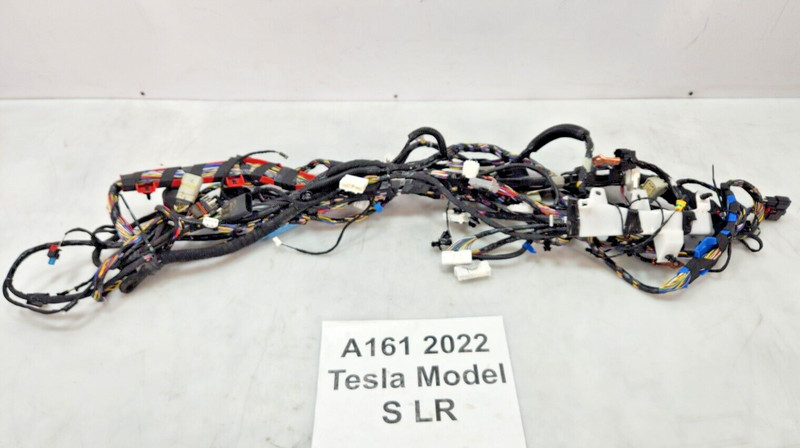 ✅ 21-23 OEM Tesla Model S Long Range Left Driver Main Body Wiring Harness Assy