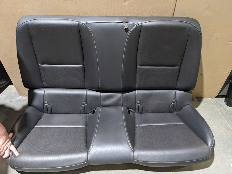 10-15 Camaro SS Coupe Leather Seats Upper Lower Rear Seat Set 1167069