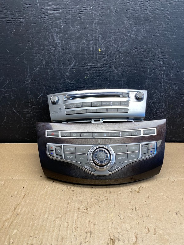 2013 2015 Infiniti JX35 QX60 Ac Heater Climate Radio Control Panel Set AC6813 DG