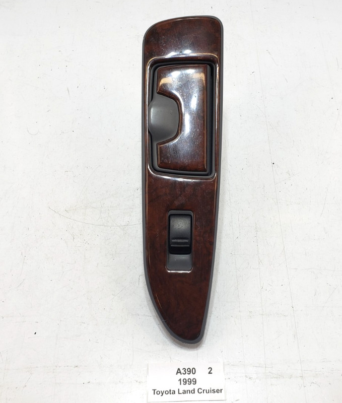 ✅ 98-02 OEM Toyota Land Cruiser J100 Rear Left Door Window Switch Trim Wood