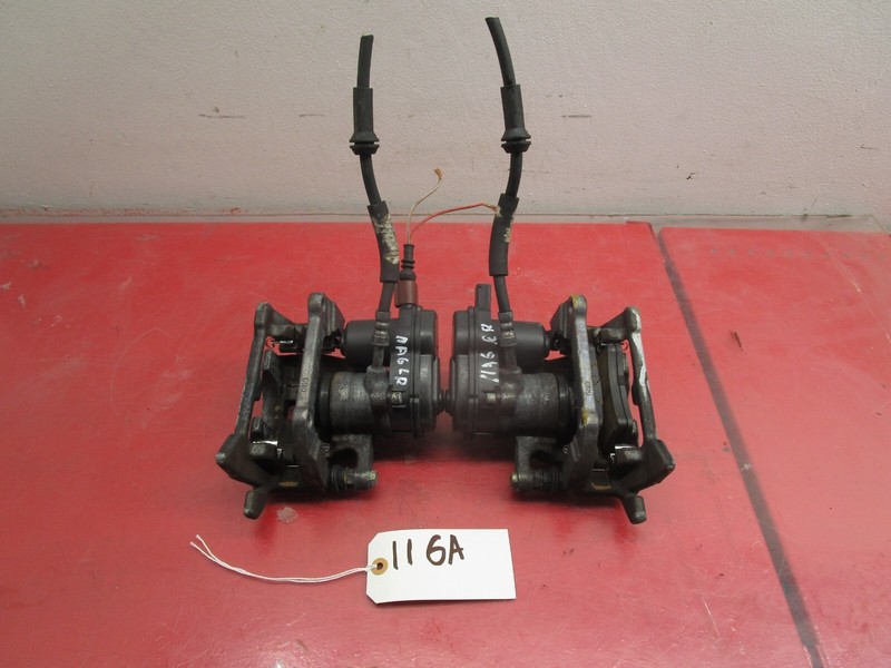 12-17 AUDI A6 FWD REAR LEFT / RIGHT BRAKE CALIPERSET PAIR OEM