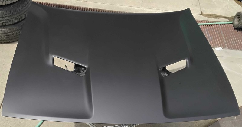 2015-2023 Dodge Challenger Hood Dual Vent Forward Facing Black 2754 68259670AA